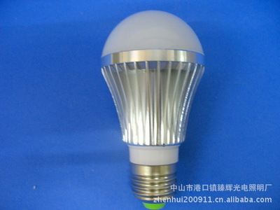 【5w LED 球泡灯 5wLED节能灯泡 ZH-BL/5x1-03】价格,厂家,图片,LED球泡灯,中山市港口镇臻辉光电照明厂